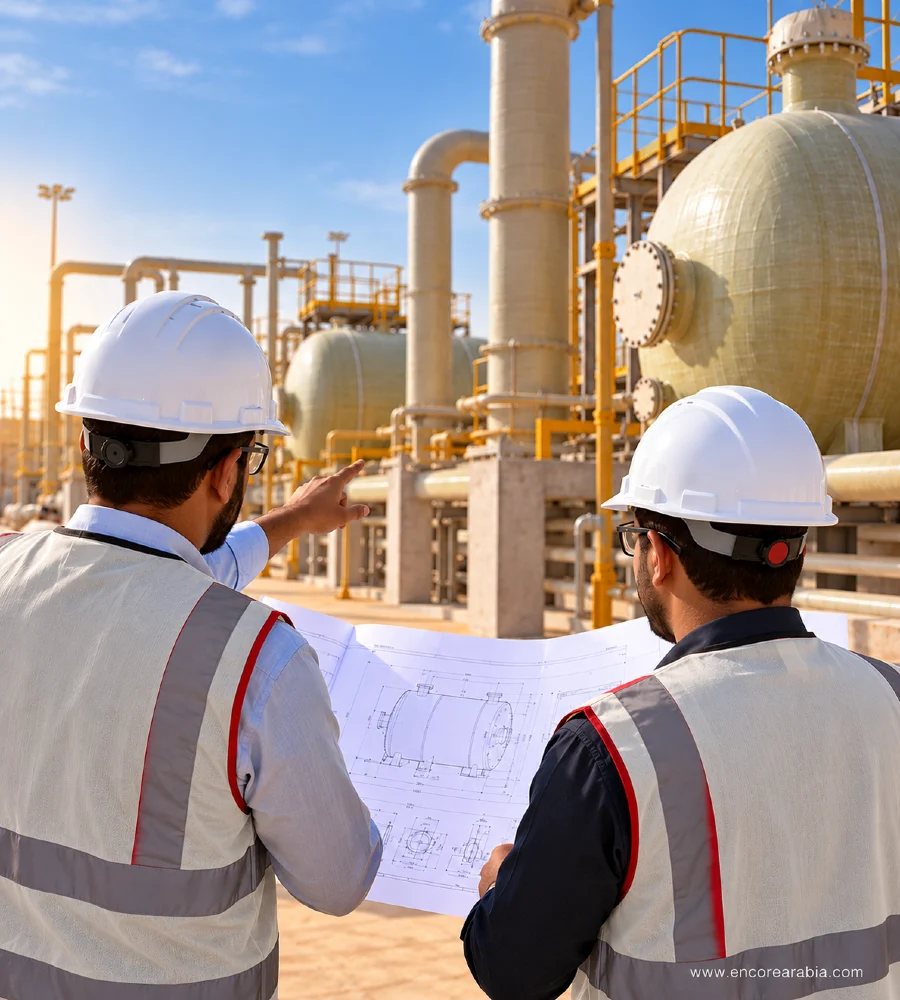 Encore Arabia engineers working on FRP system design