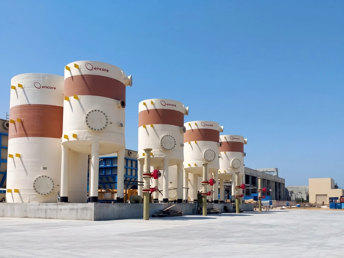 FRP / Fiberglass Tanks and Vessels manufactured by Encore Arabia in Saudi Arabia