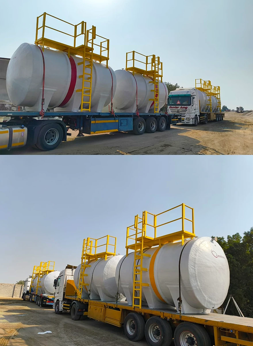 FRP bulk storage silo for solids and materials