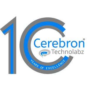 Cerebron Technolabz - 10th Year Logo